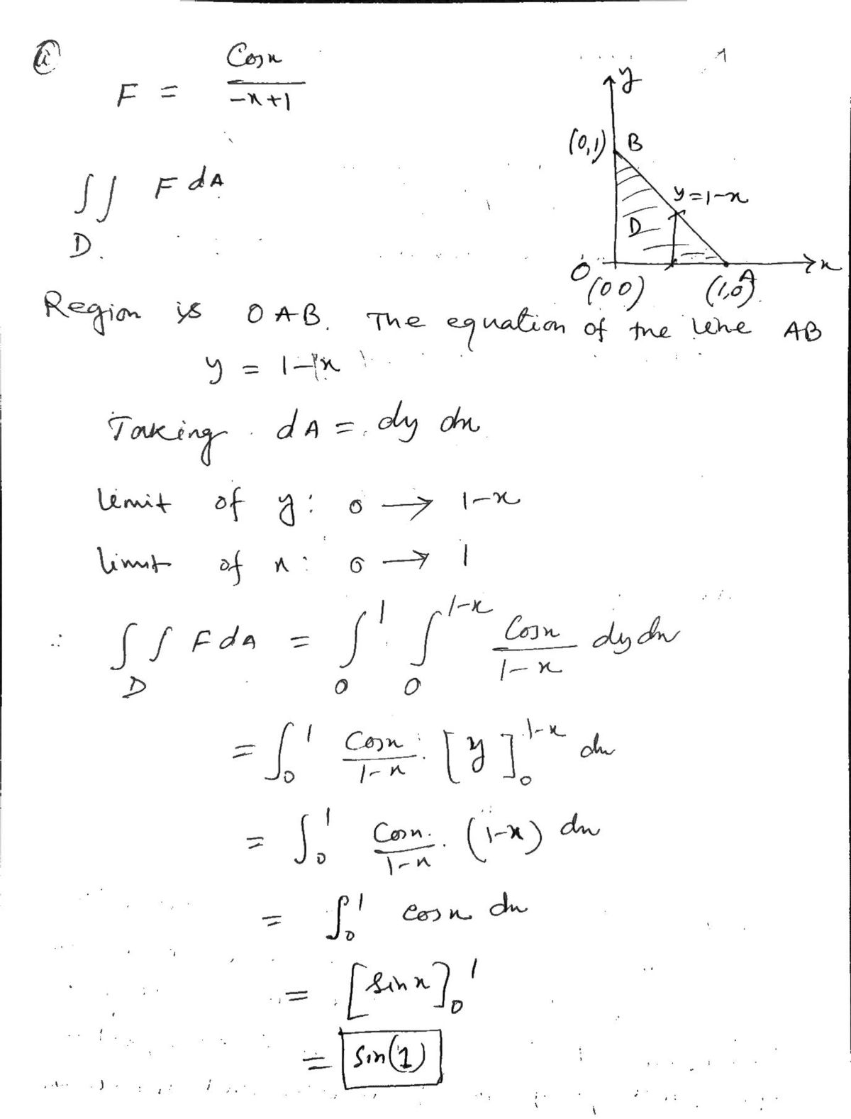 Advanced Math homework question answer, step 1, image 1